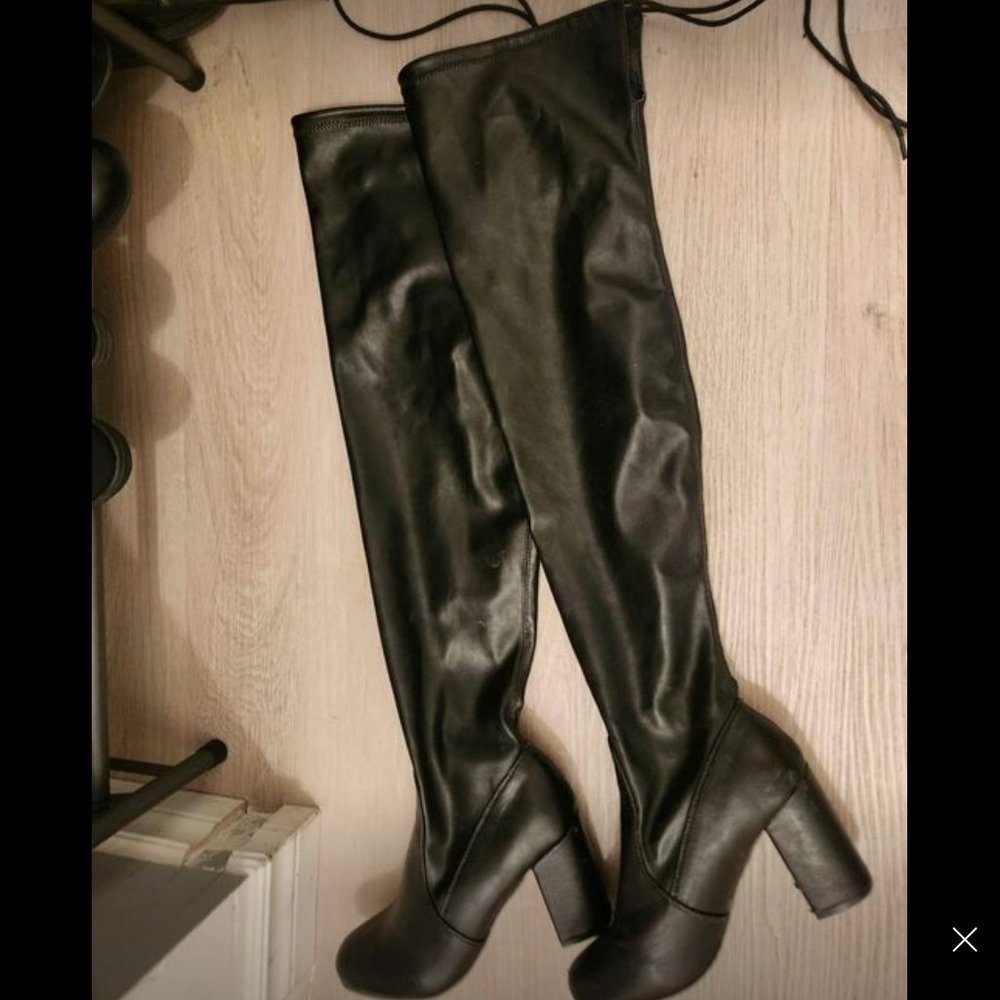 CL by Chinese laundry thigh high boots faux leather size 7